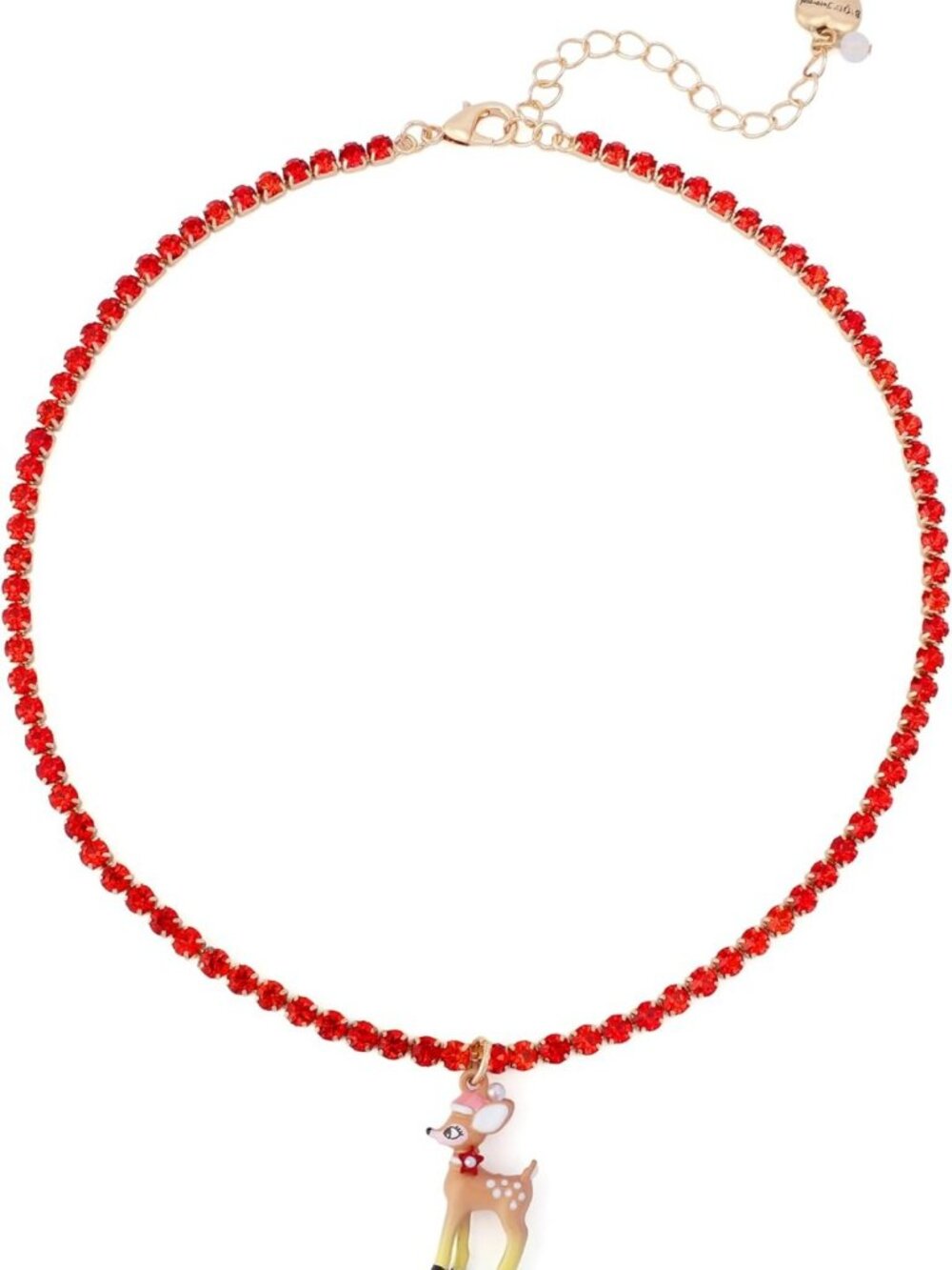 Festive Reindeer Pendant Necklace | Holiday Jewelry for Women | Santa Baby Charm